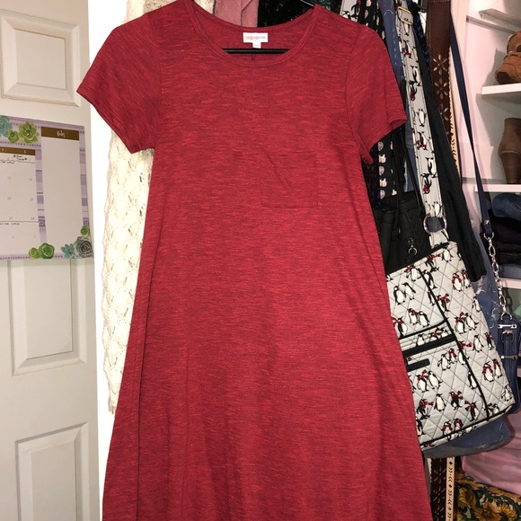 LuLaRoe Dresses & Skirts - Xxs Red Lularoe Carly